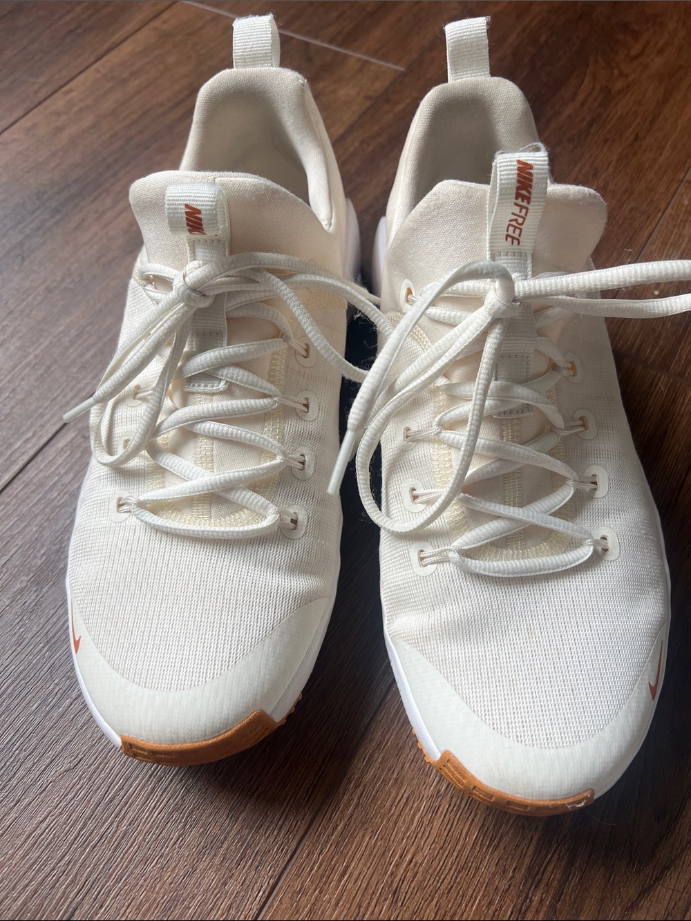 Nike Women’s Athletic Sneakers in Cream with Tan Accents